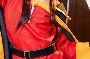 PoppaChan的奇妙cos，仿佛从矢吹树里掉出来的美图？