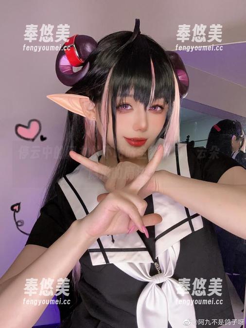 停云中的阿九从不咕咕全套写真，云朵變隐形的魔法！